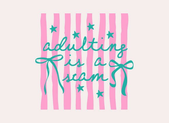 Adulting is a Scam Graphics for T-Shirt Designs