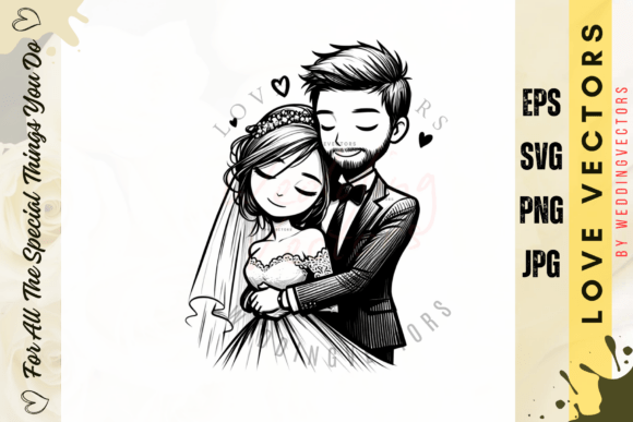 Couple Holding Hands Graphics for Digital Selling