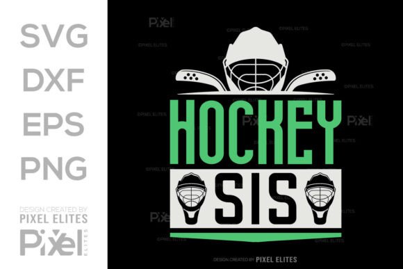 Hockey Sis SVG Cut File Design