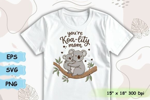 Koa-lity Mom Graphic for T-Shirt Designs