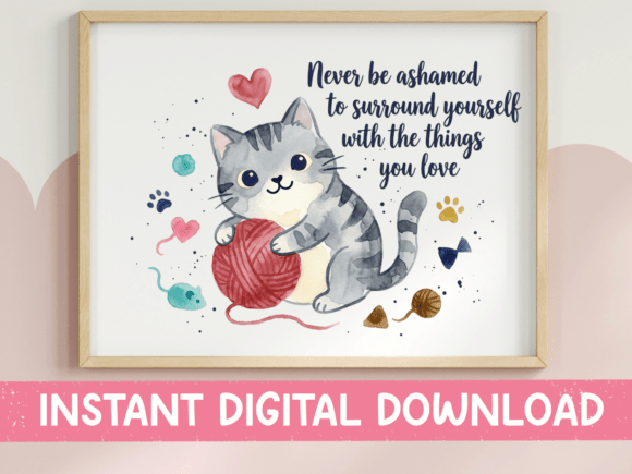 Never Ashamed Cat Quote Bold SVG: A Graphic Design Asset for Modern Content