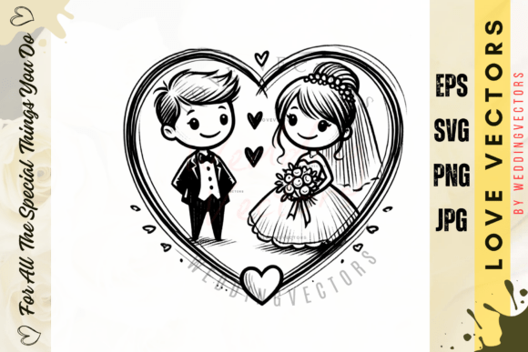Weddingvectors - 22004566: Romantic Illustrations & Graphics